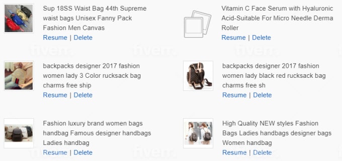 100 product upload on amazon,ebay, shopify by Nadira_asad | Fiverr